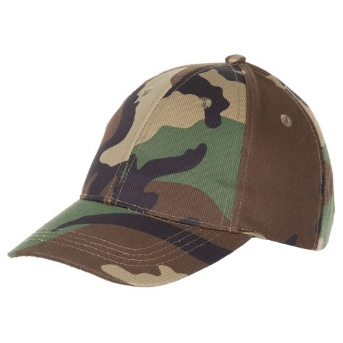 MFH children's BB cap, with peak, woodland